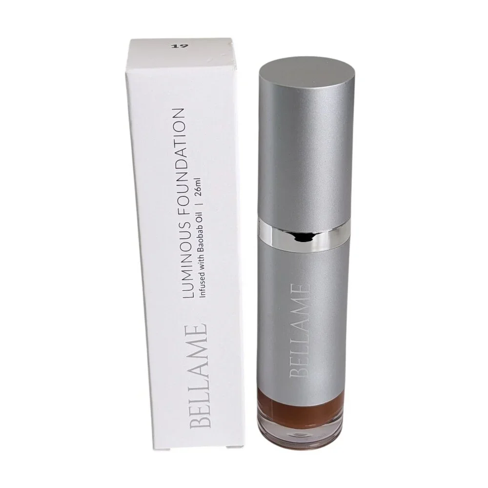 Bellame Luminous Foundation Baobab Oil #19 Deep, Deepest w Neutral to Rosy Under